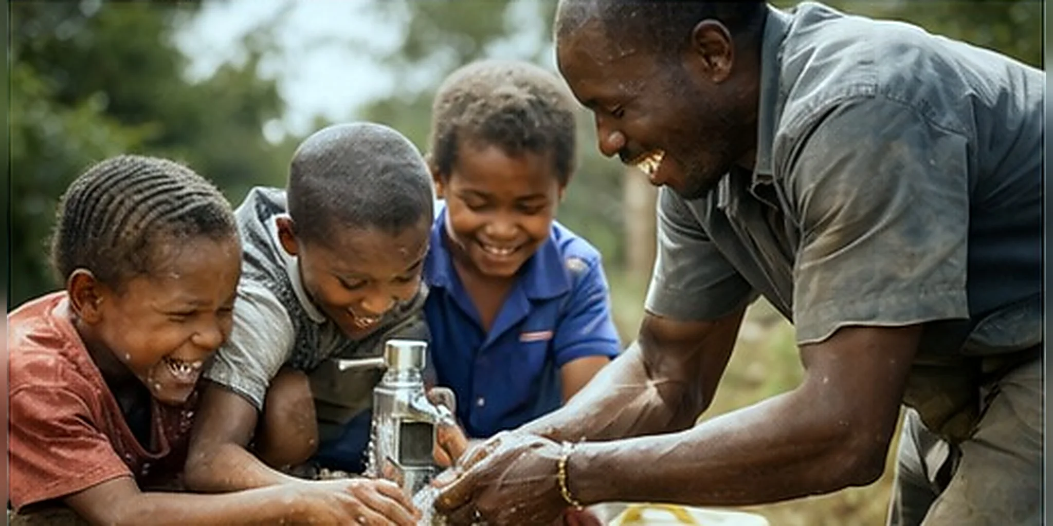 Collage of Global Impact Corps programs in action