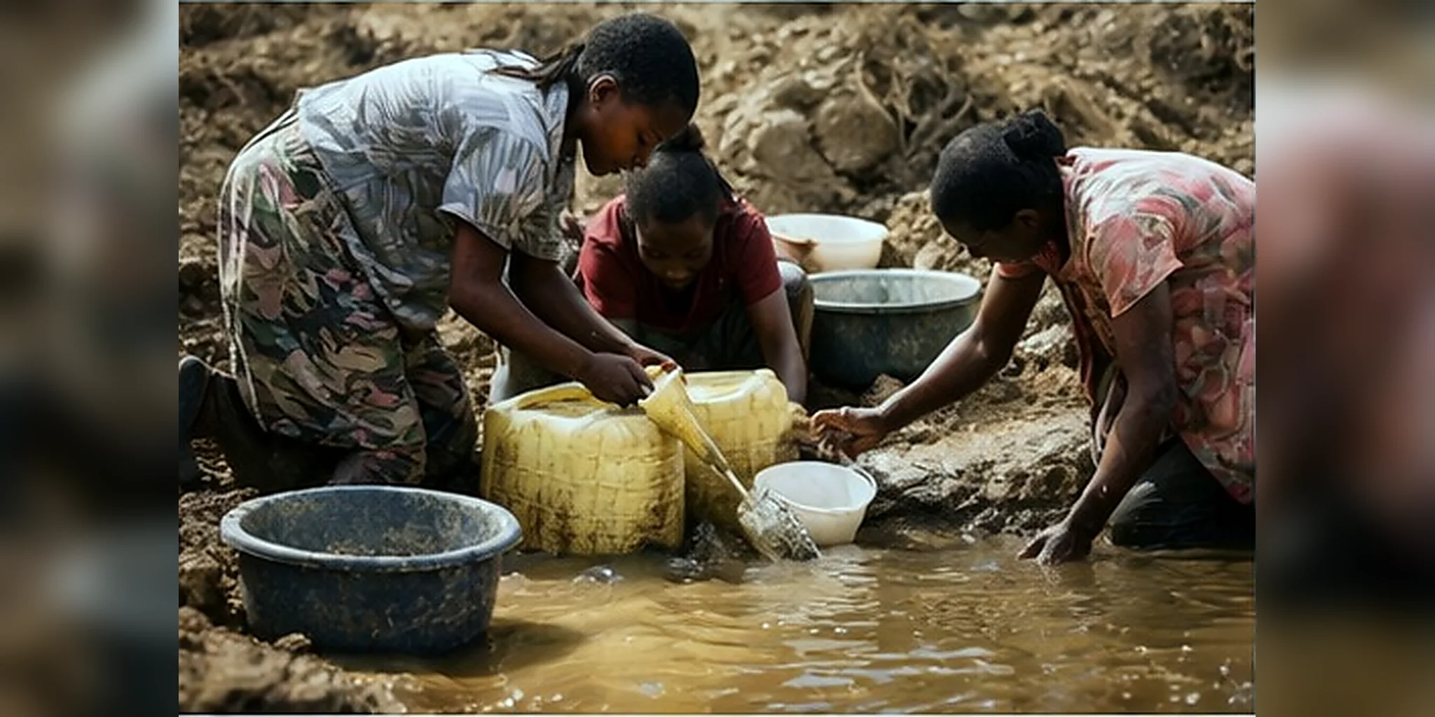 Documentary photo showing supplies and delivery materials
